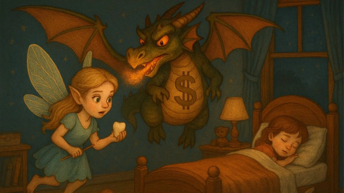 Fada do Dente ‘Inflacionada’: Crianças nos EUA Exigem Mais de US$ 5 por Dente, Superando Expectativas e Indicadores Econômicos