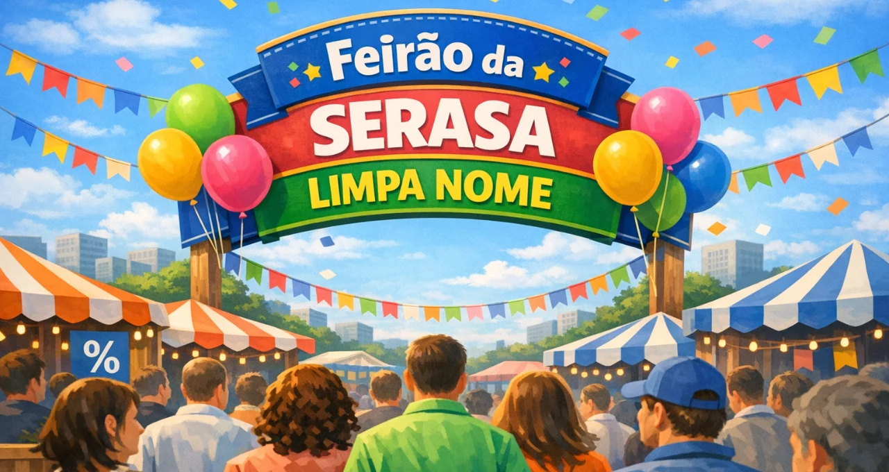 Feirão Limpa Nome Serasa: Última Chance para Descontos de 99% e Parcelas a Partir de R$ 9,90 em Dívidas