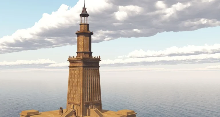 Fragmentos Gigantes do Farol de Alexandria Emergem Após 1.600 Anos: Historiadores Criam Réplica Digital em 3D