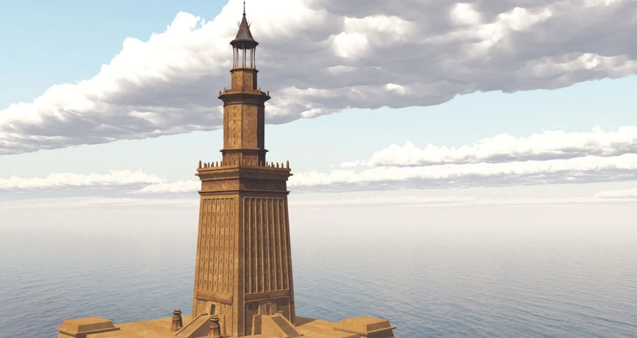 Fragmentos Gigantes do Farol de Alexandria Emergem Após 1.600 Anos: Historiadores Criam Réplica Digital em 3D