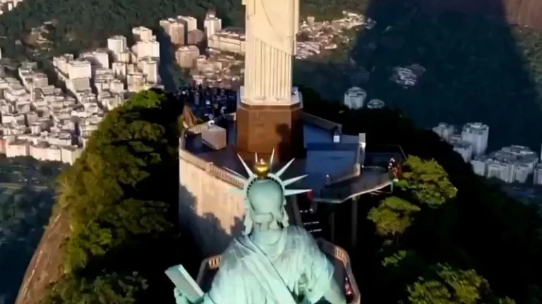 Guerra de IA: Irã coloca Cristo Redentor para lutar com a Estátua da Liberdade em vídeo chocante; entenda o contexto
