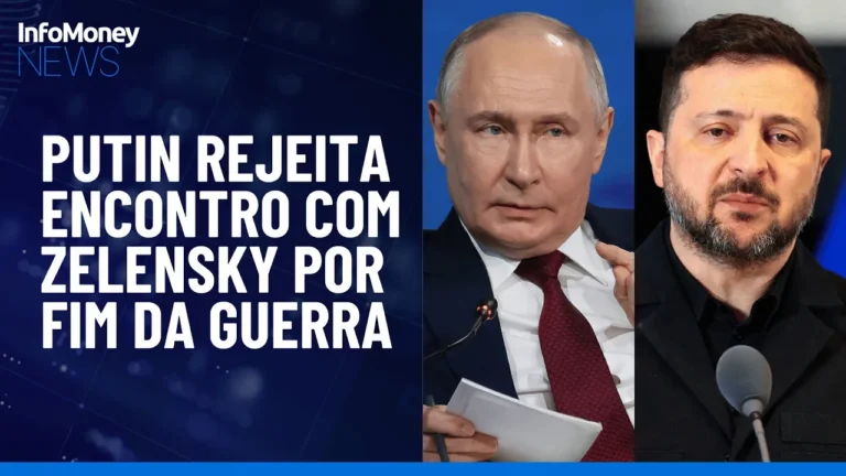 Putin descarta encontro com Zelensky: “Não vejo motivos no momento” para diálogo sobre Ucrânia