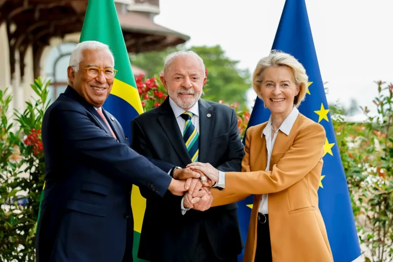 Lula, Costa e von der Leyen buscam acordo para reverter restrições da UE a produtos brasileiros e proteger exportações do Mercosul