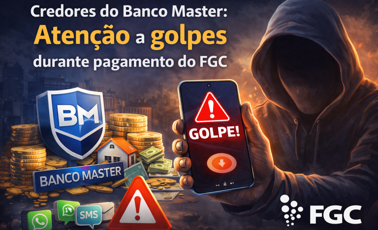 FGC inicia pagamentos a credores do Banco Master e alerta para golpes durante o processo