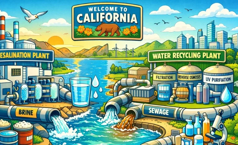 Califórnia Inova Contra Crise Hídrica: Água do Mar e Esgoto Viram Solução para Mudanças Climáticas