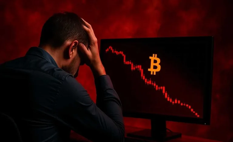 Bitcoin em Queda Livre: BTC despenca para US$ 81 mil com liquidações bilionárias e incertezas no Fed