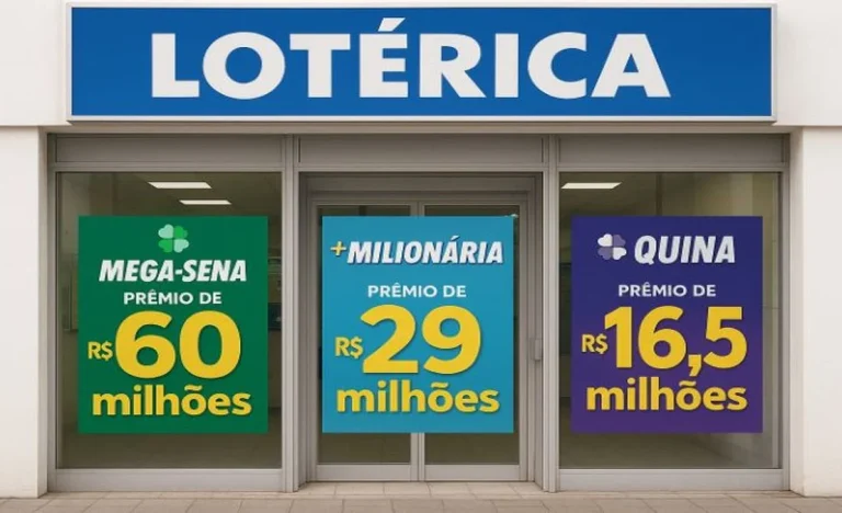 Mega-Sena Acumula R$ 60 Milhões: Conheça os Prêmios das Loterias Caixa Nesta Semana e Quando Apostar